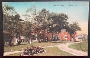 Vintage Postcard 1907-1915 Colonial (Rose) Hotel, Grand Tour, Illinois (IL)