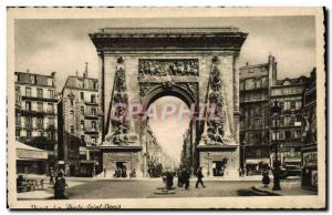 Old Postcard The Paris Porte Saint Denis