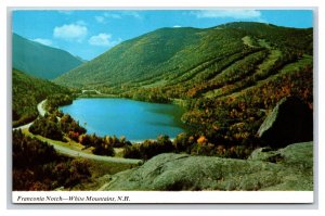 Echo Lake  Franconia Notch New Hampshire NH UNP Chrome Postcard Y11