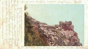 USA Old Man Of The Mountain White Mountains New Hampshire Vintage Postcard 07.29