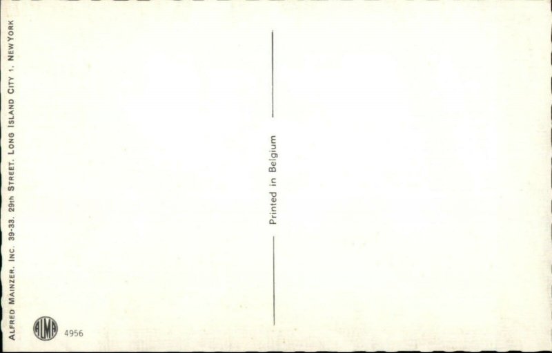 Mainzer Cat Fantasy - Postcard AIRPLANE STEWARDESS FLIGHT ATTENDANT