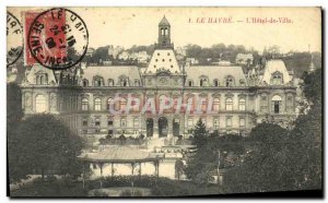 Old Postcard Le Havre L & # 39Hotel City Kiosk