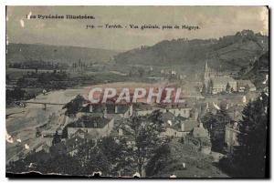 Old Postcard The Pyrenees Tardets Illustree General View from Heguya