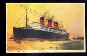 LS2497 - Cunard White Star Liner - Berengaria - Artist Frank Mason - postcard