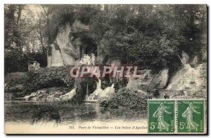 Old Postcard Versailles Park Les Bains D & # 39Apollon