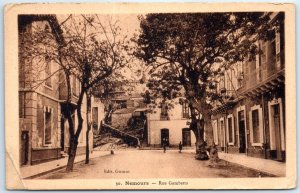 Postcard - Rue Gambetta - Nemours, France