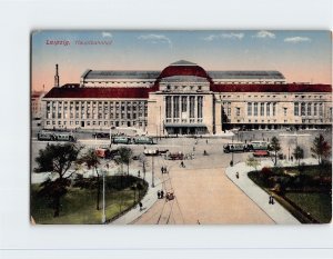 Postcard - Hauptbahnhof - Leipzig, Germany