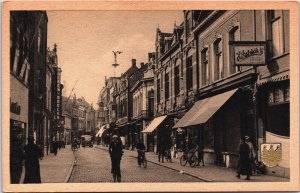 Netherlands Tilburg Heuvelstraat Vintage Postcard C089