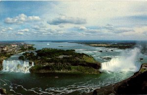 Canada Niagara Falls View Of American Falls and Horseshoe Falls 1992