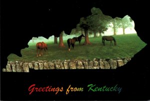 Greetings From Kentucky With Horses