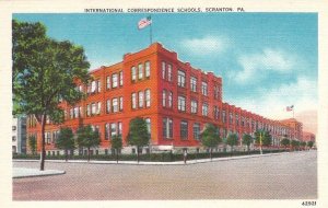 Postcard Correspondence School Scranton PA