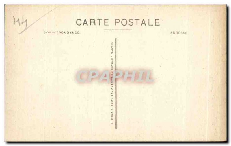 Old Postcard The Rocks Croisic Port Lin