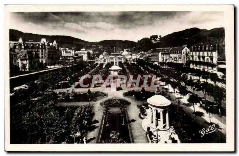 La Bourboule - Jaffre Square - Old Postcard