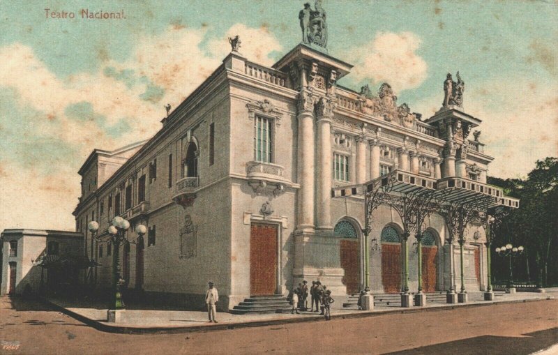 Venezuela Teatro Nacional Caracas Vintage Postcard 04.17 