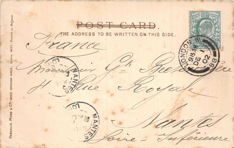 Lot256 popini mrs artist signed postcard uk