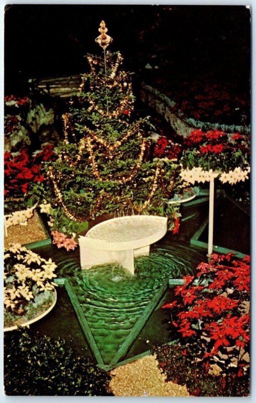 Postcard - Christmas show, Jewel Box, Forest Park - St. Louis, Missouri