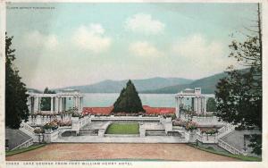 Lake George New York~From Fort William Henry Hotel Cement Garden~Detroit Pub Co