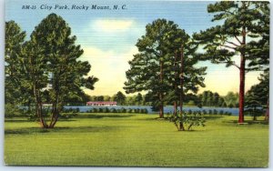 Postcard - City Park - Rocky Mount, North Carolina