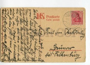 491624 HENDRICH friend of nature DACHSHUND Dog SUNSET Vintage postcard Engraving