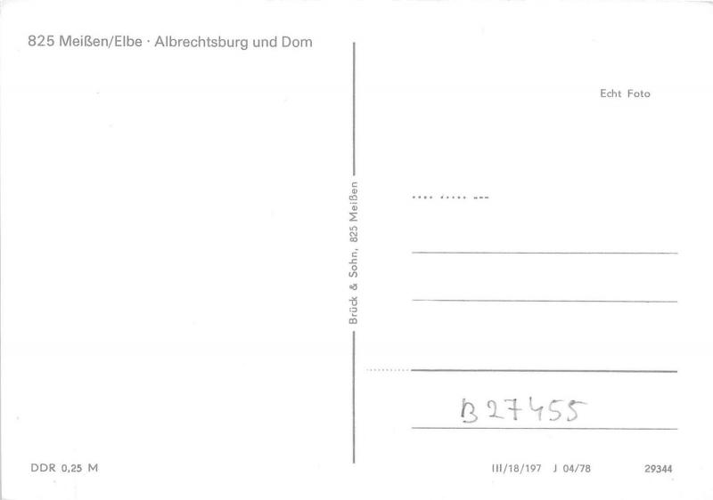 B27455 Ship Bateaux Meissen Pirna