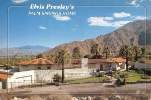 Palm Springs, CA California   HOME Of ELVIS PRESLEY  4X6 Continental Postcard