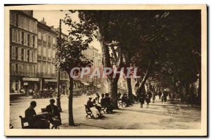 Old Postcard Marseille Street Cannebiere Allees Meilhan