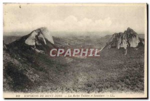 Old Postcard Mont Dore Tuiliere Rocks And Samadoire