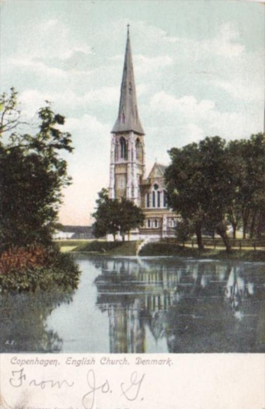 Denmark Copenhagen The English Church 1906