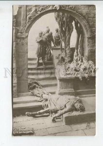 444148 MASTROIANNI Neron Death QUO VADIS #17 Vintage postcard Noyer 1913 year