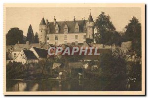 Old Postcard La Douce France Chateaux of the Loire Chateau de Montresor