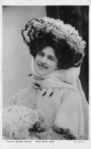 RPPC MISS ZENA DARE Actress Singer Philco Series 1907 Vintage Postcard