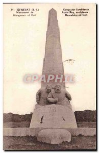 Etretat - Monument Mungesser and Coli - Old Postcard