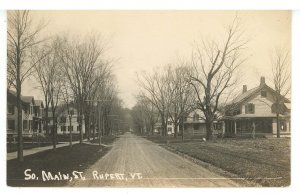VT - Rupert. South Main Street ca 1907    RPPC