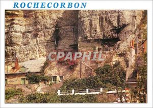 Postcard Modern Rochecorbon (Indre et Loire) accommodation in a Rock in the L...
