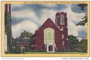 John A Patten Memorial Chapel University Of Chattannooga Chattanooga Tennesse...