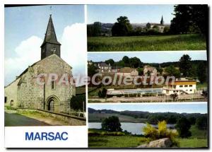 Postcard Modern MARSAC pool hall church