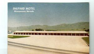 Shepard Motel Winnemucca Nevada postcard