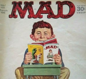 MAD Magazine March 1966 #101 Movies TV Voyage To The Bottom Of The Sea Sandpiper 