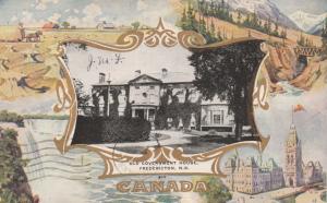 Old Government House at Fredericton NB, New Brunswick, Canada - pm 1907