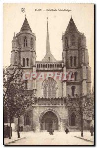 Old Postcard Dijon Cathedrale Saint Benigne