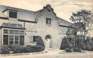 St. Louis, Missouri SCHOBER'S WINE RESTAURANT Winery c1930s Antique Postcard