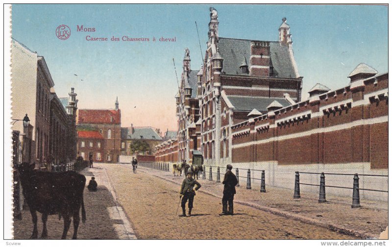 Caserne Des Chasseurs A Cheval, MONS (Hainaut), Belgium, 1900-1910s