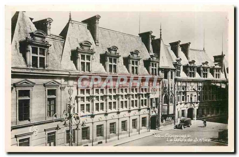 Old Postcard Grenoble Courthouse