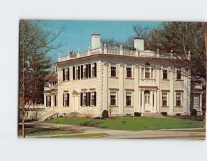 Postcard President's House, Williams College, Williamstown, Massachusetts
