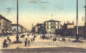 Ludwigstrasse Munchen Germany 1911 