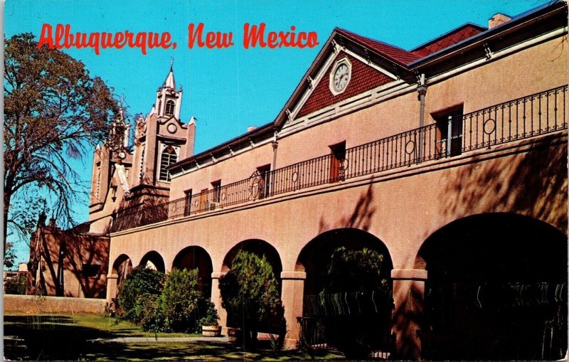 San Felipe Church Albuquerque New Mexico NM Postcard VTG UNP Vintage Unused 