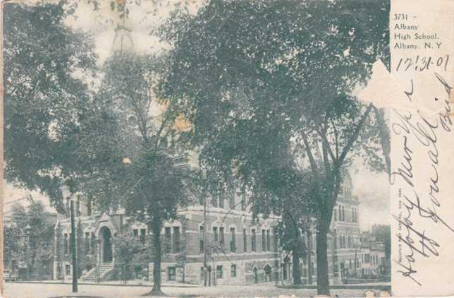 Medina High School - Albany High School glued to back - New York State