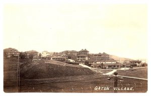 Panama  Gatun Village ,RPPC