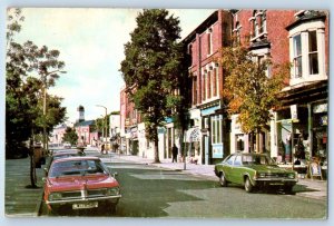 Cheshire England Postcard Northenden Road Sale Street c1950's Vintage