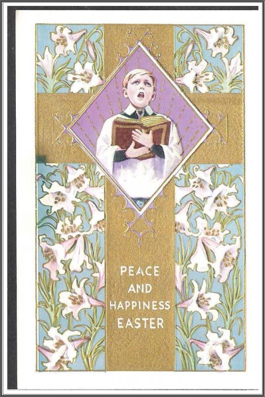 Peace & Happiness Easter Embossed - [MX-215]